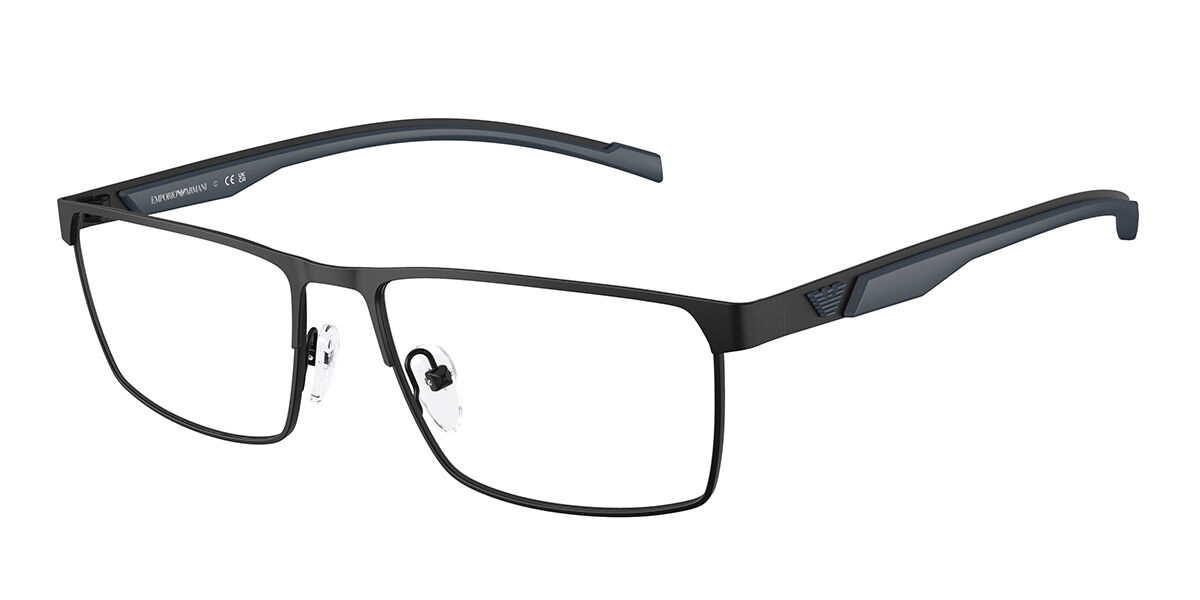 Emporio Armani EA1190 3001 Men's Glasses Black Size 53 - Free Lenses - Blue Light Block Available
