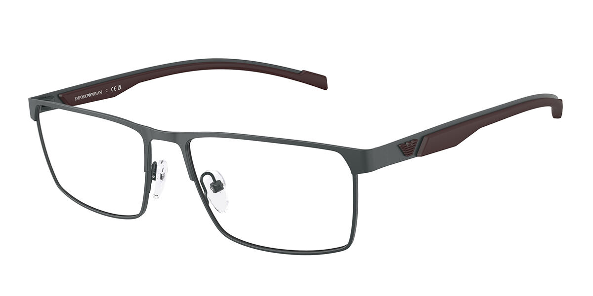 Emporio Armani EA1190 3443 Men's Glasses Grey Size 53 - Free Lenses - Blue Light Block Available