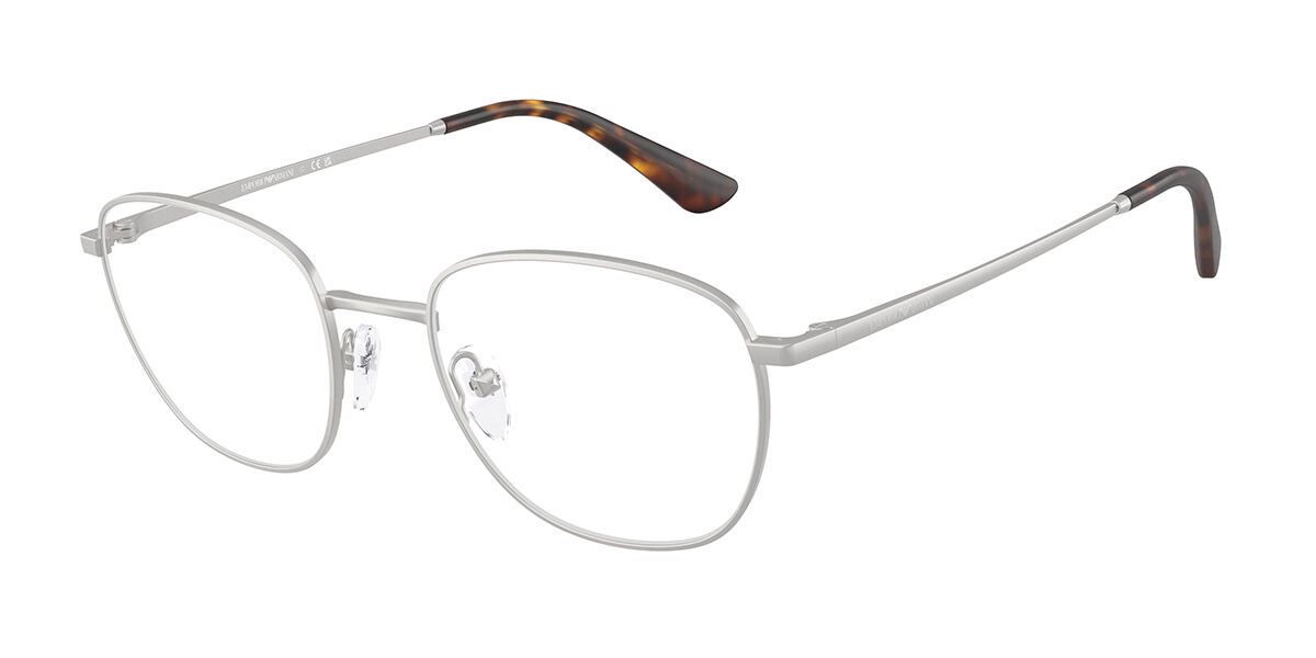 Emporio Armani EA1191 3045 Men's Glasses Silver Size 51 - Free Lenses - Blue Light Block Available