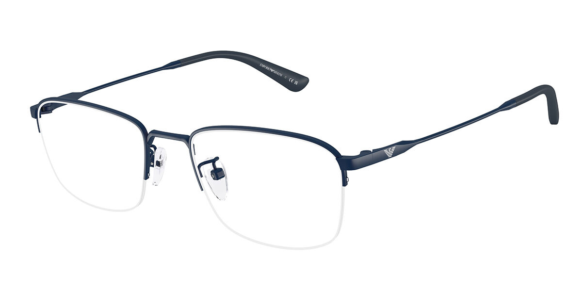 Emporio Armani EA1194TD Asian Fit 3018 Men's Glasses Blue Size 54 - Free Lenses - Blue Light Block Available
