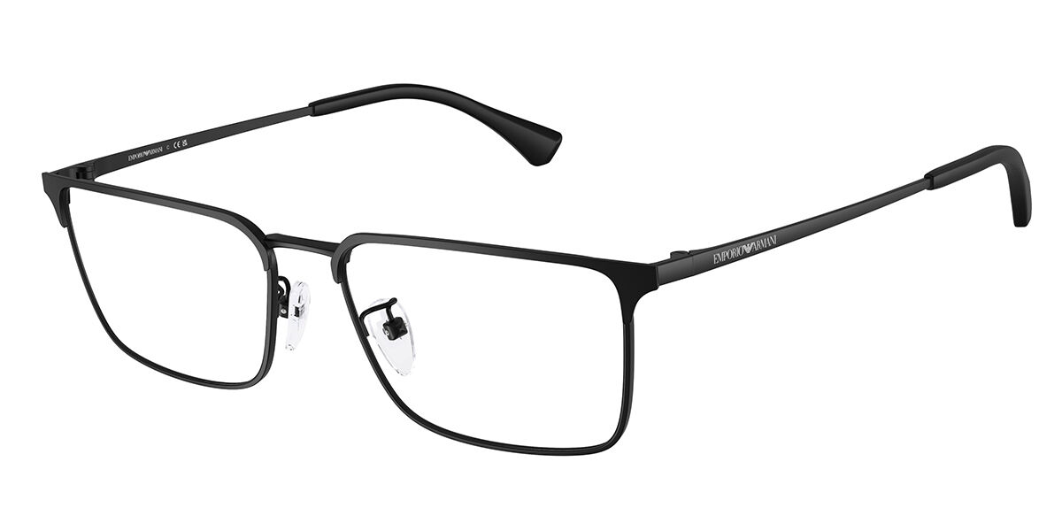 Emporio Armani EA1197D Asian Fit 3001 Men's Glasses Black Size 56 - Free Lenses - Blue Light Block Available