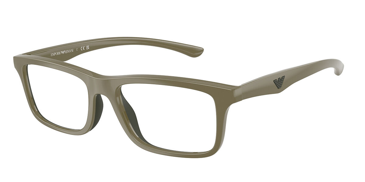 Emporio Armani EA3285U 5437 Men's Glasses Brown Size 54 - Free Lenses - Blue Light Block Available