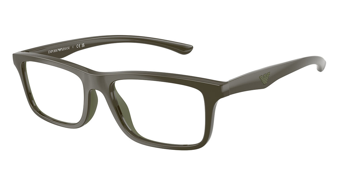 Emporio Armani EA3285U 6449 Men's Glasses Green Size 54 - Free Lenses - Blue Light Block Available