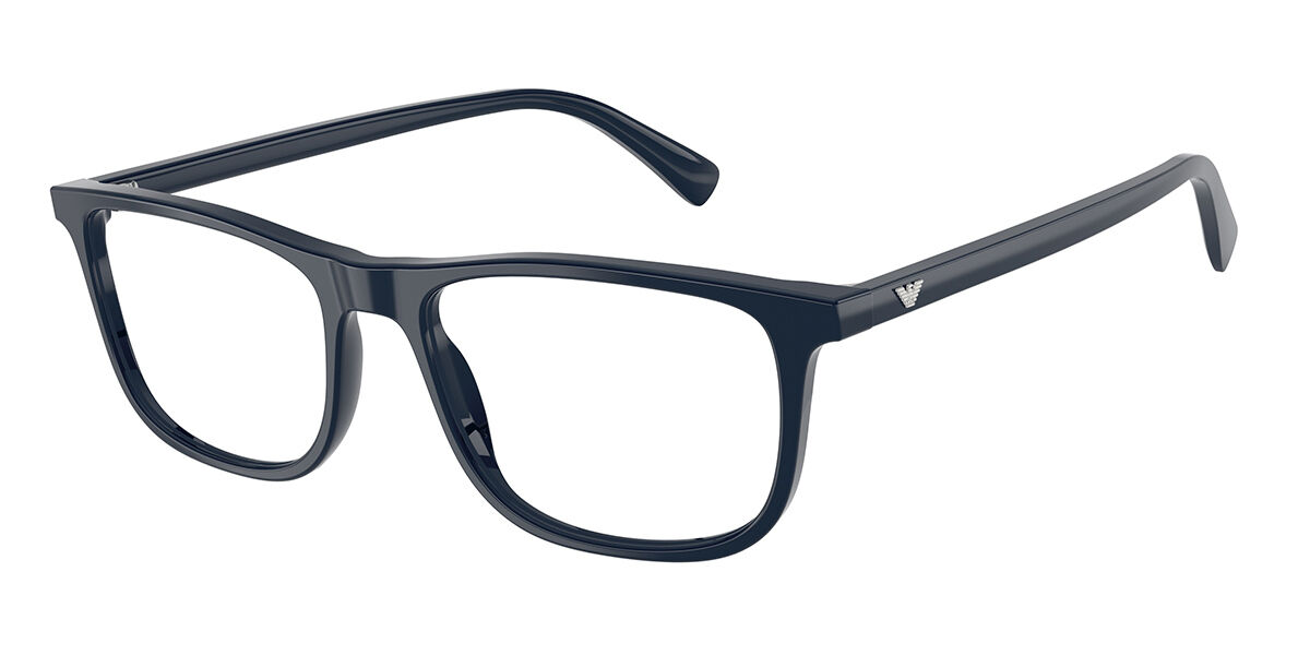 Emporio Armani EA3287 6453 Men's Glasses Blue Size 54 - Free Lenses - Blue Light Block Available