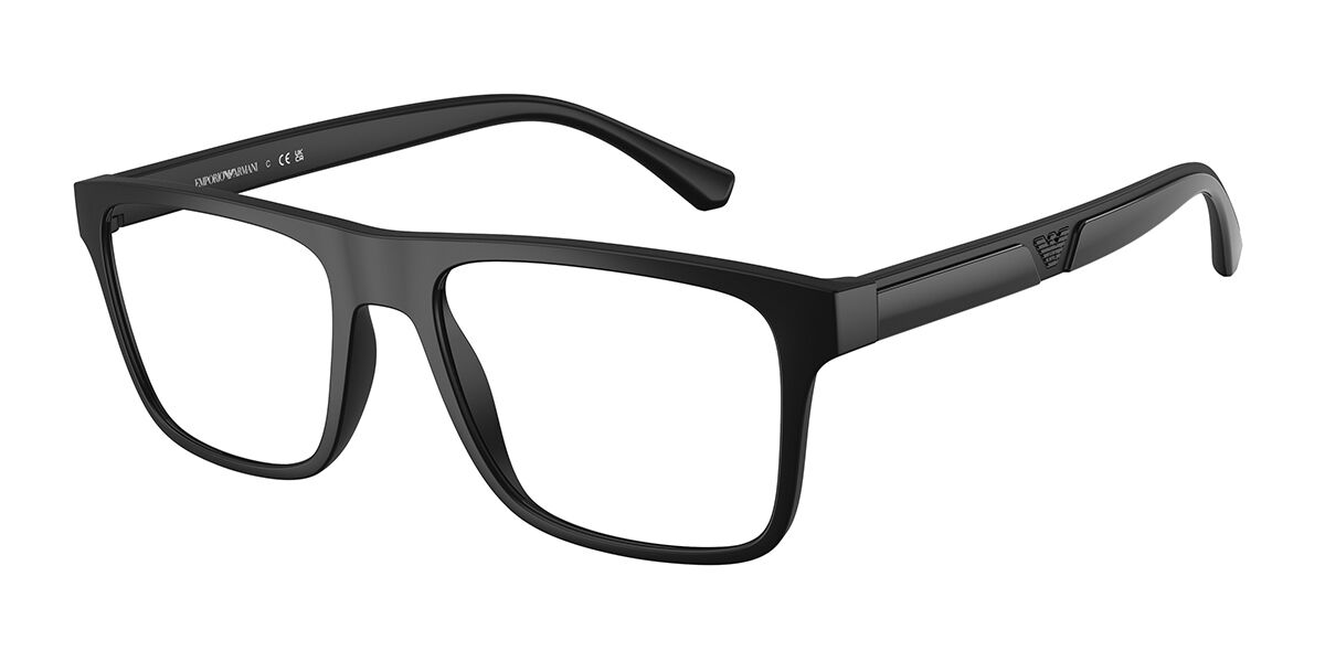 Emporio Armani EA4115V 5801 Men's Glasses Black Size 52 - Free Lenses - Blue Light Block Available