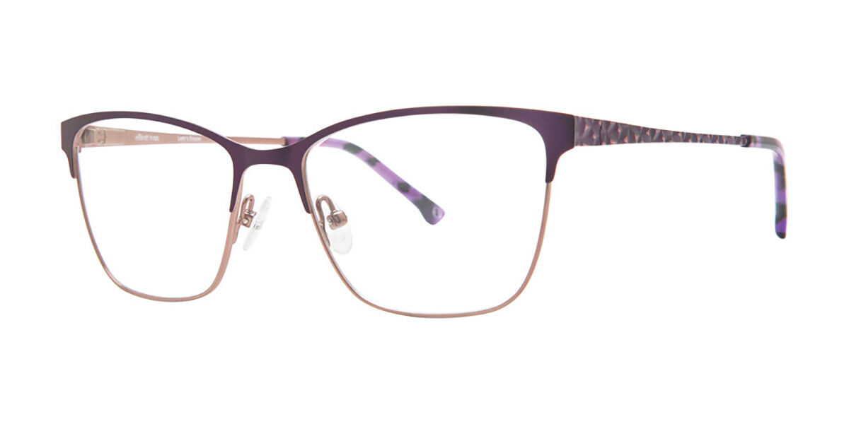 Elliott Ives Lady's Slipper Purple Rain 50 Guldiga Glasögon (Endast Båge) Kvinna