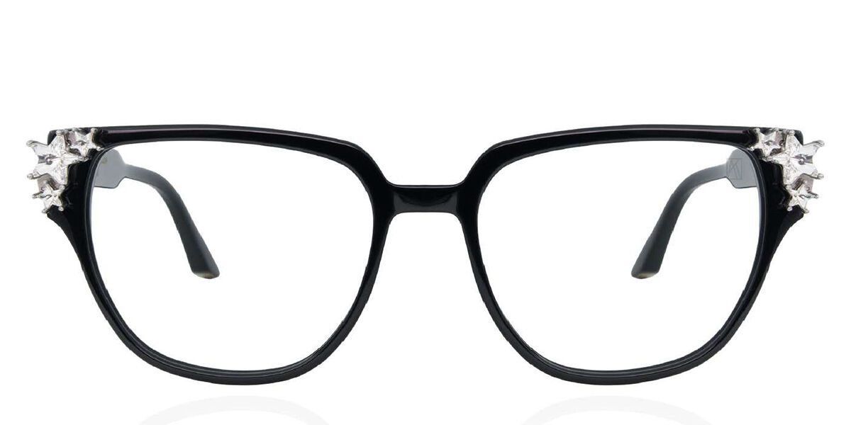 Anna-Karin Karlsson BOULEVARD OF DREAMS Black Stars Women's Eyeglasses Black Size 57 (Frame Only) - Blue Light Block Available