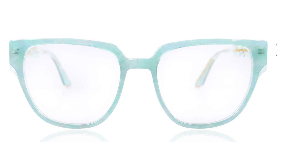 Anna-Karin Karlsson BOULEVARD OF DREAMS Opal Pearl Women's Eyeglasses Green Size 57 (Frame Only) - Blue Light Block Available