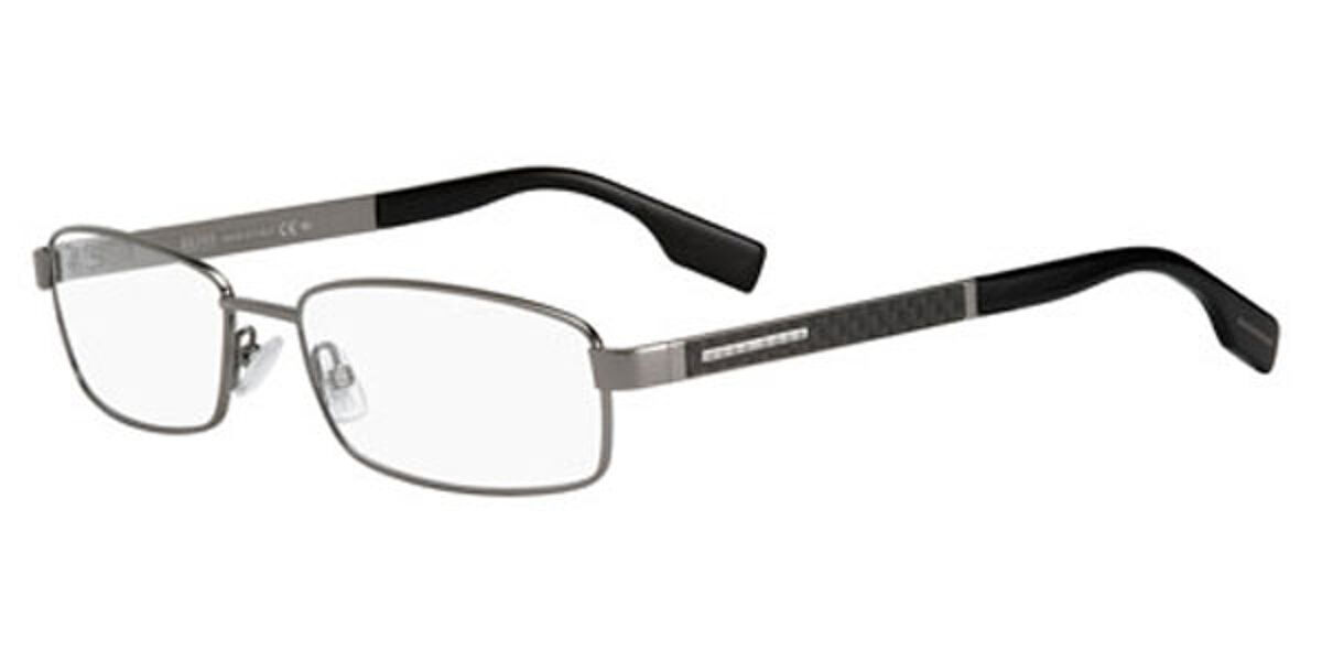 Boss 0434 E7E Eyeglasses in Dark Ruthenium | SmartBuyGlasses USA