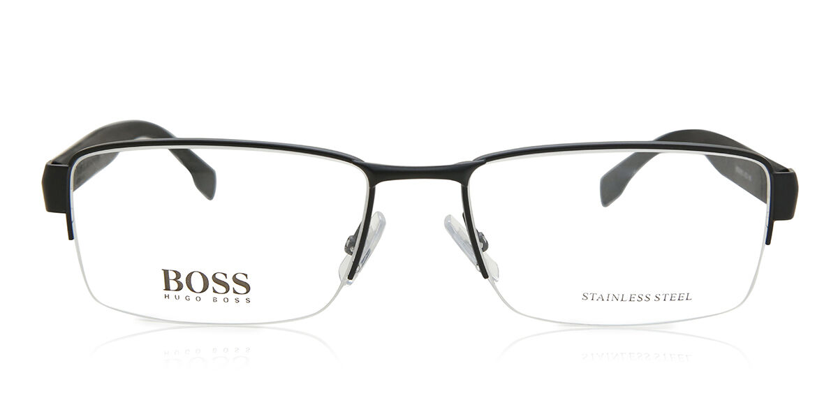 Boss 0837 KCQ Eyeglasses in Black | SmartBuyGlasses USA