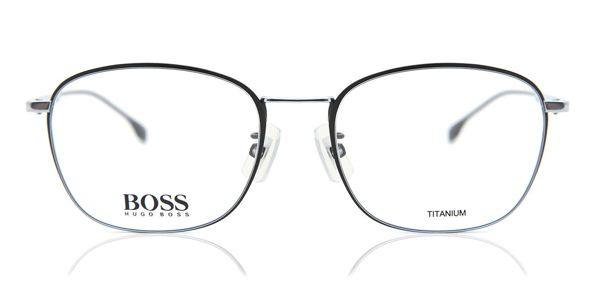 Boss by Hugo Boss Boss 1067/F Asian Fit TY7 Eyeglasses in Black/Silver