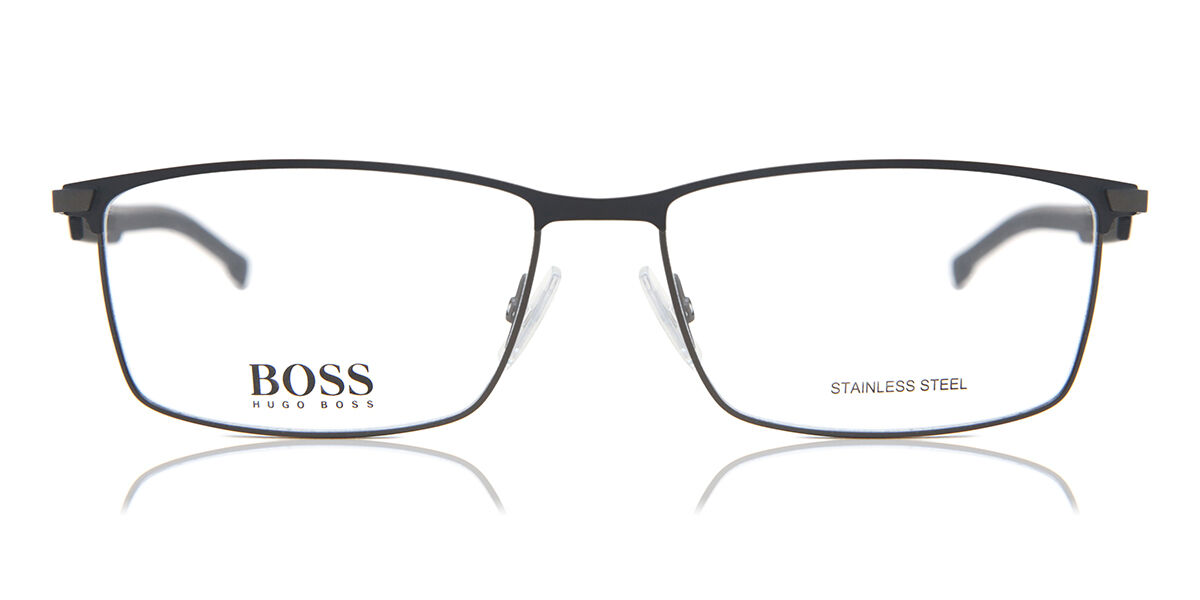 Lunettes De Vue Hugo Boss BOSS 1409/F R81 Matte Ruthenium Homme 55/19/145