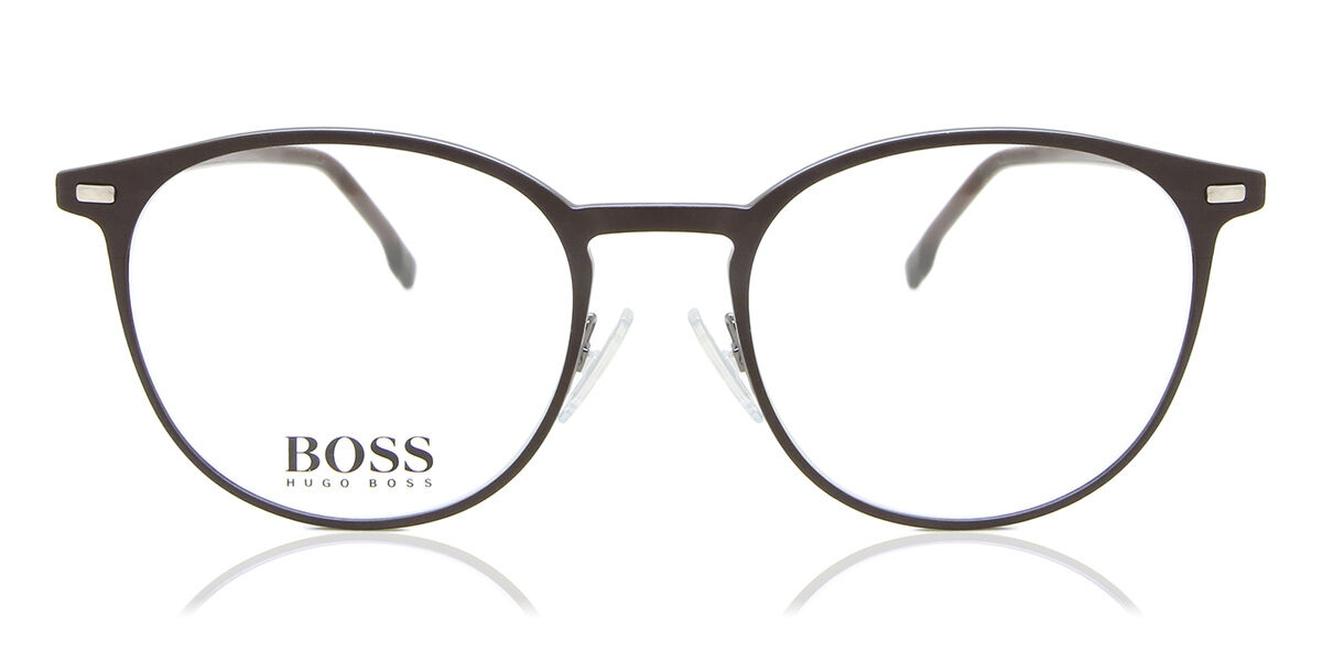 Photos - Glasses & Contact Lenses BOSS 1181 1OT Men's Eyeglasses Brown Size 53  - Blue (Frame Only)