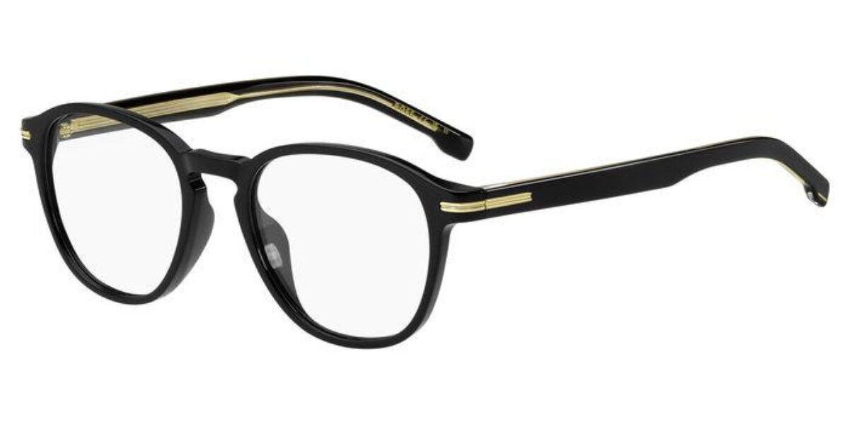 Photos - Glasses & Contact Lenses BOSS 1509/G Asian Fit 807 Men's Eyeglasses Black Size 51 (Frame 