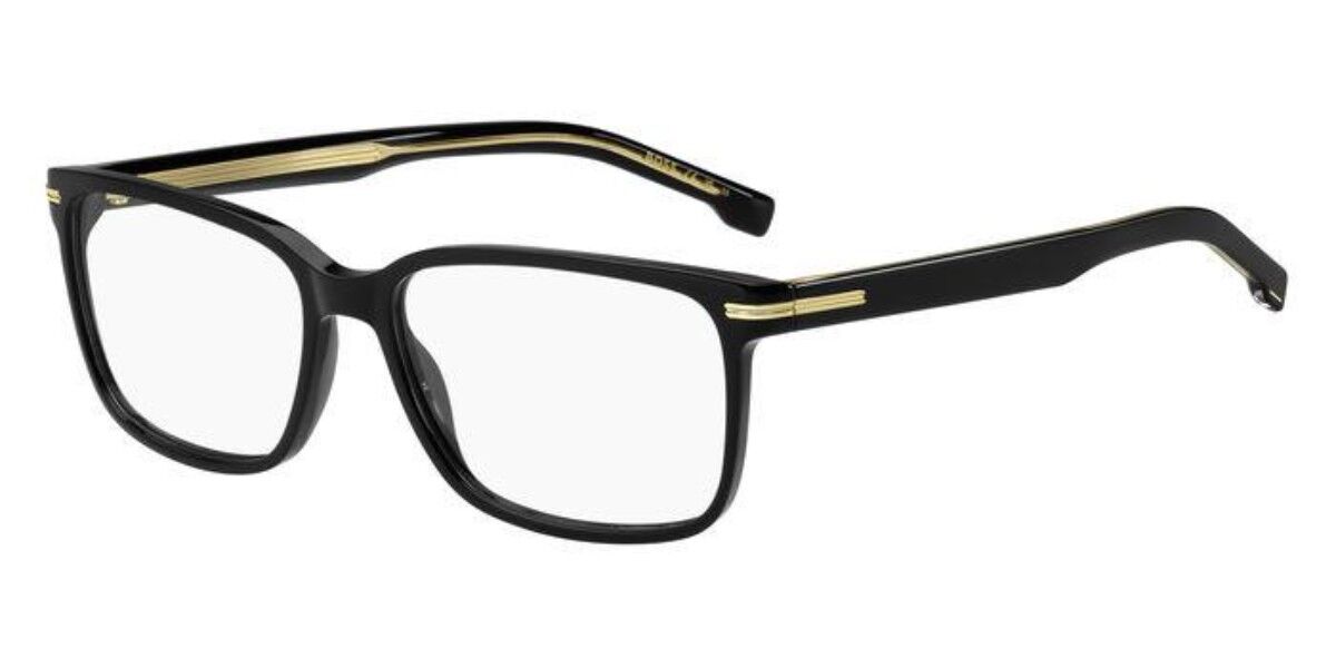 Photos - Glasses & Contact Lenses BOSS 1511 807 Men's Eyeglasses Black Size 57  - Blue (Frame Only)