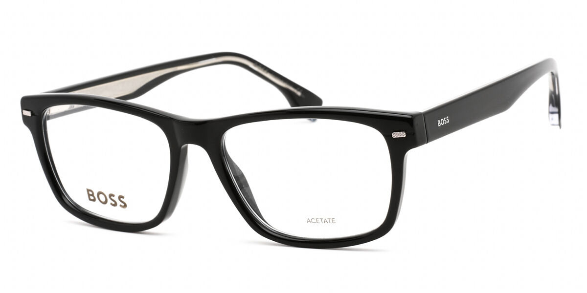 Lunettes Hugo Boss BOSS 1351/F - Monture Ruthenium Pour Homme - Taille 55/19/145