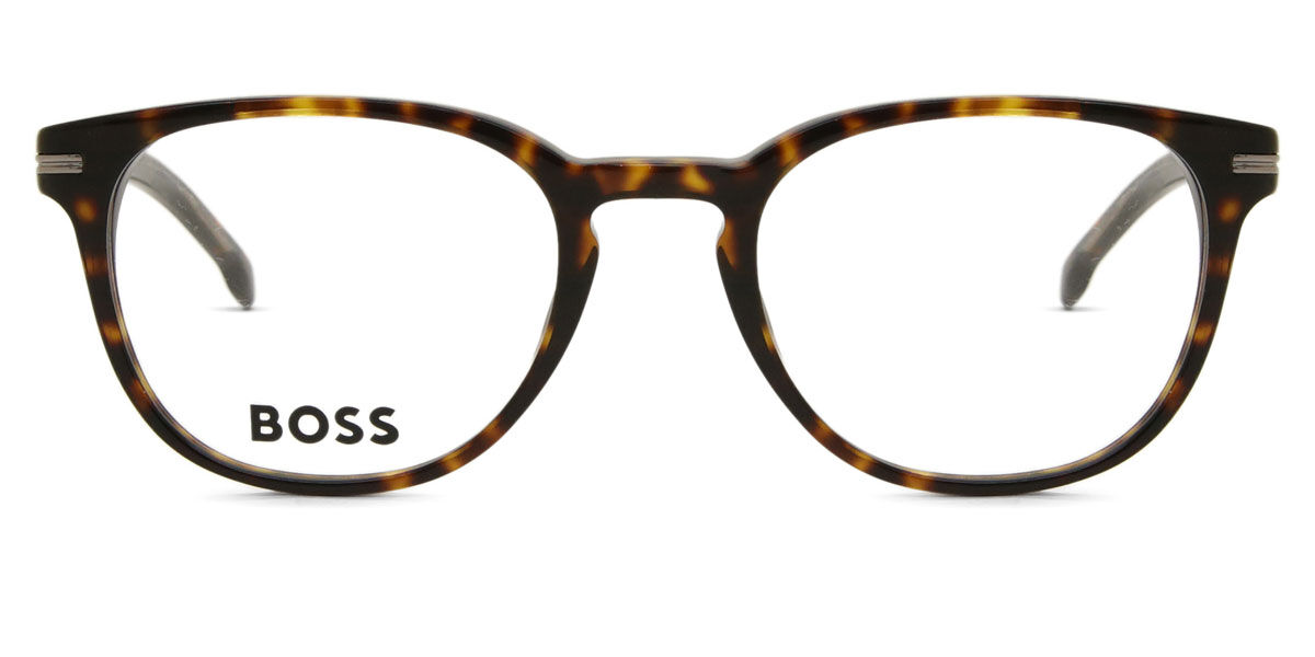Hugo Boss Herren Boss 1601 086 Optische Fassungen Plastik Havanna Rund-image