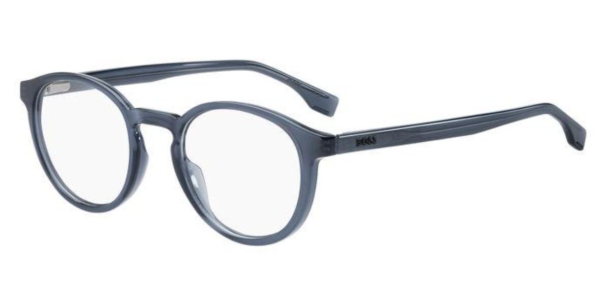 Photos - Glasses & Contact Lenses BOSS 1650 PJP Men's Eyeglasses Blue Size 49  - Blue (Frame Only)