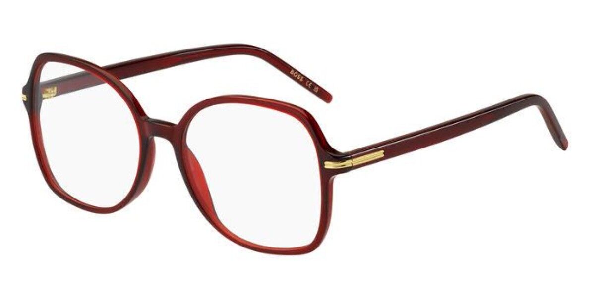 Photos - Glasses & Contact Lenses BOSS 1658 C9A Women's Eyeglasses Red Size 54  - Blue (Frame Only)