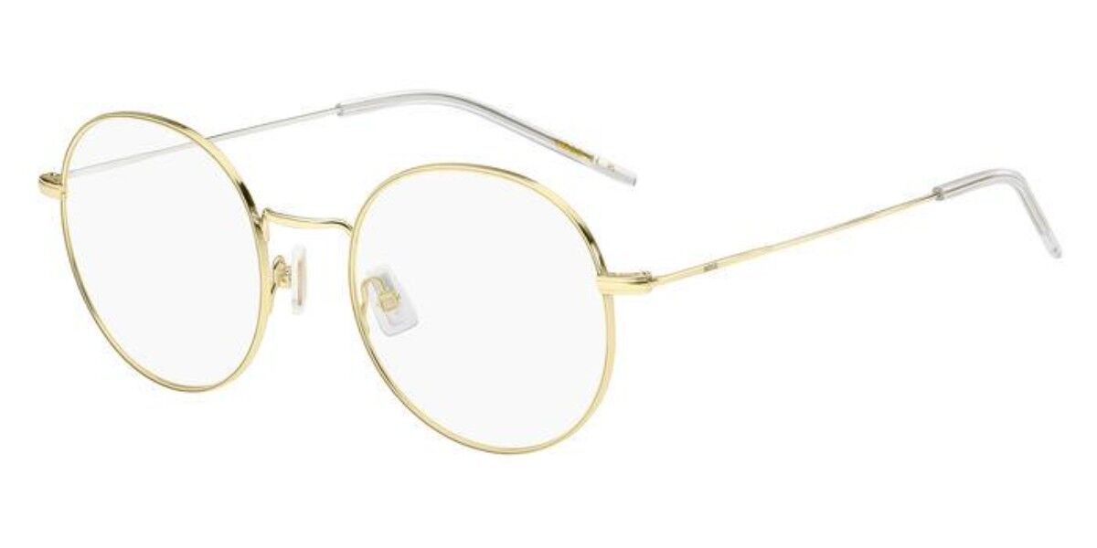 Photos - Glasses & Contact Lenses BOSS 1665 24S Women's Eyeglasses Gold Size 51  - Blu (Frame Only)