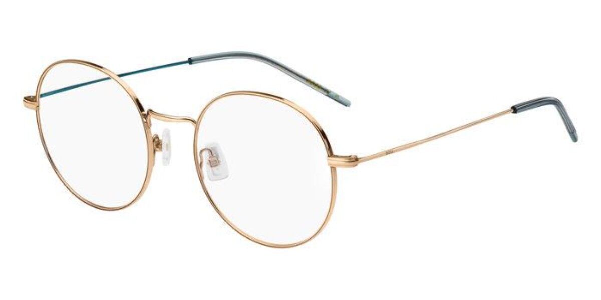 Photos - Glasses & Contact Lenses BOSS 1665 OGA Women's Eyeglasses Gold Size 51  - Blu (Frame Only)