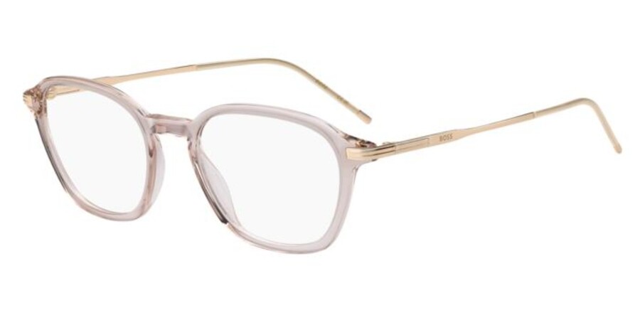 BOSS 1865 35J Square Transparent Pink Eyeglasses | SmartBuyGlasses Canada