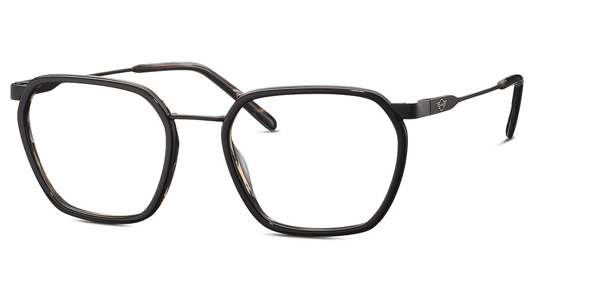 Mini 741039 10 Men's Eyeglasses Black Size 51 (Frame Only) - Blue Light Block Available