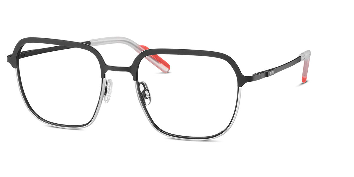 Mini 741042 10 Men's Glasses Grey Size 53 - Free Lenses - HSA/FSA Insurance - Blue Light Block Available