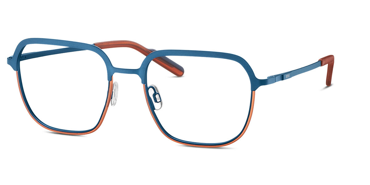 Mini 741042 78 Men's Eyeglasses Blue Size 53 (Frame Only) - Blue Light Block Available