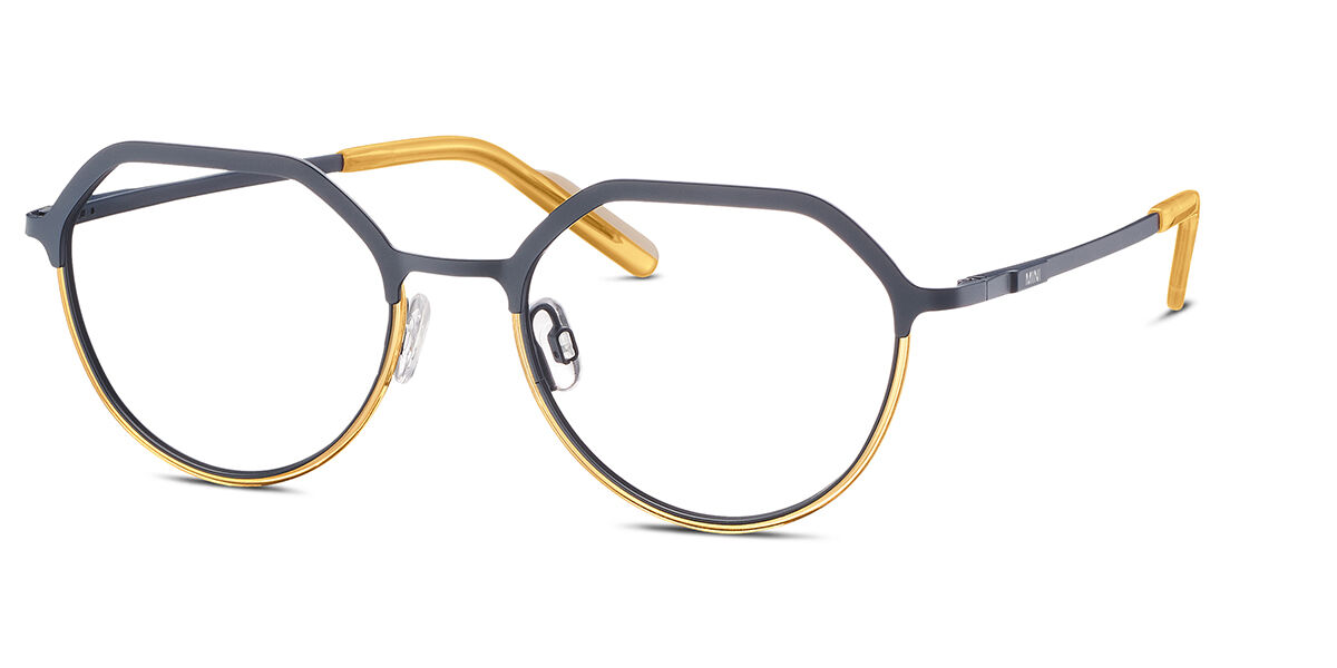 Mini 741043 78 Men's Eyeglasses Grey Size 52 (Frame Only) - Blue Light Block Available