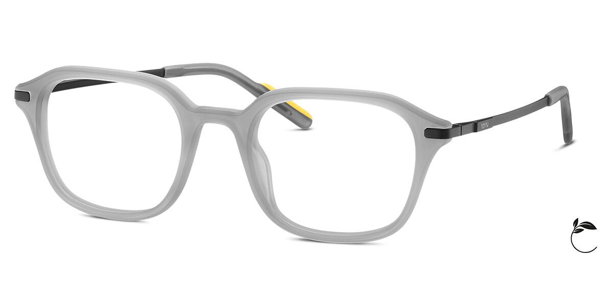 Mini 741045 30 Men's Eyeglasses Grey Size 50 (Frame Only) - Blue Light Block Available