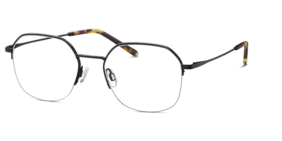 Mini 742044 10 Men's Eyeglasses Black Size 50 (Frame Only) - Blue Light Block Available