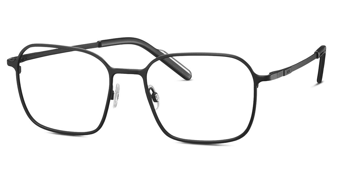 Mini 742047 10 Men's Eyeglasses Black Size 53 (Frame Only) - Blue Light Block Available