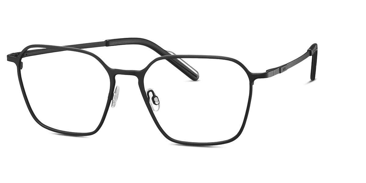 Mini 742048 10 Men's Eyeglasses Black Size 55 (Frame Only) - Blue Light Block Available