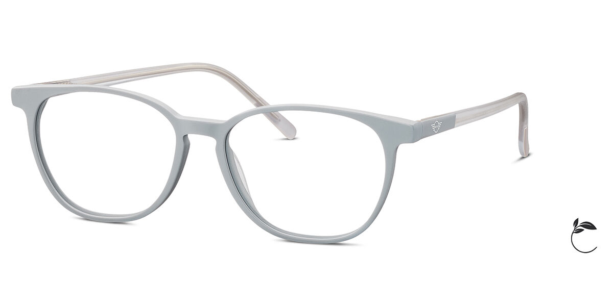 Mini 743020 70 Men's Eyeglasses Grey Size 50 (Frame Only) - Blue Light Block Available