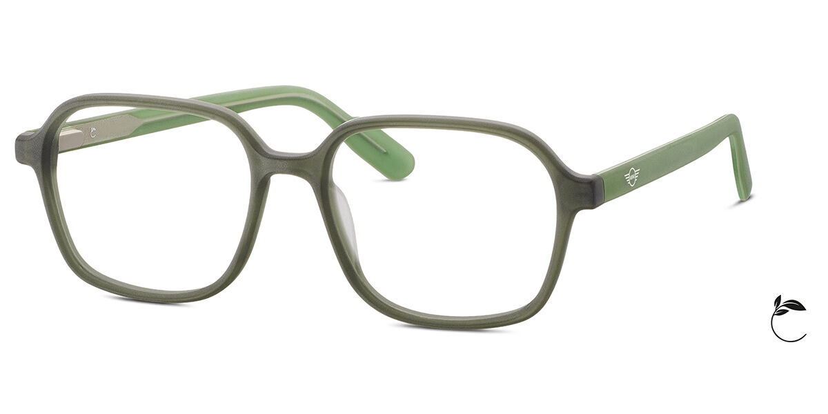 Mini 743027 40 Men's Eyeglasses Green Size 55 (Frame Only) - Blue Light Block Available