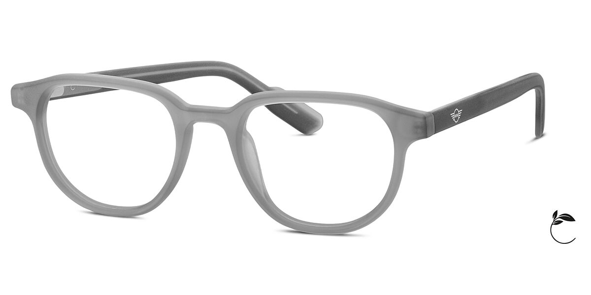 Mini 743028 30 Men's Eyeglasses Grey Size 49 (Frame Only) - Blue Light Block Available