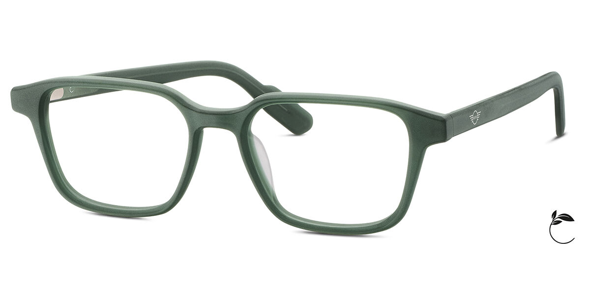 Mini 743029 40 Men's Eyeglasses Green Size 51 (Frame Only) - Blue Light Block Available