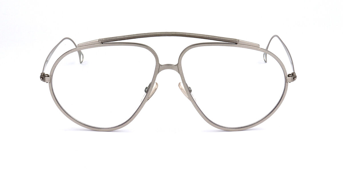 Saturnino Eyewear JUSTICE 1 B Men's Glasses Silver Size - Free Lenses - HSA/FSA Insurance - Blue Light Block Available