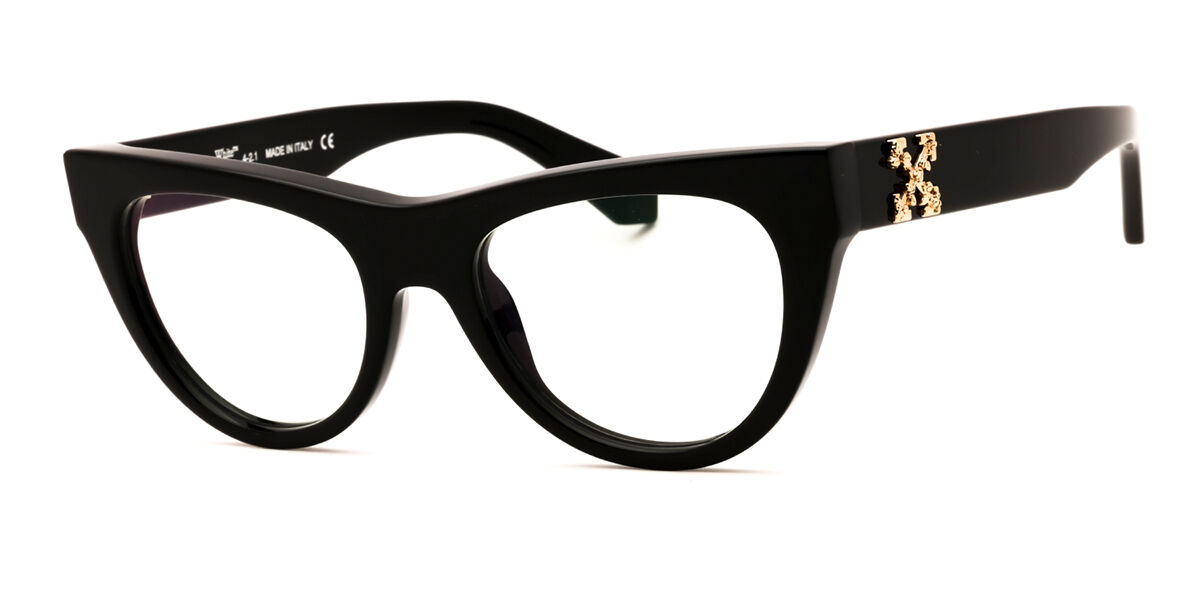 Off-White STYLE 4 11000 Women’s Glasses Black Size Standard - Free Lenses - Blue Light Block Available