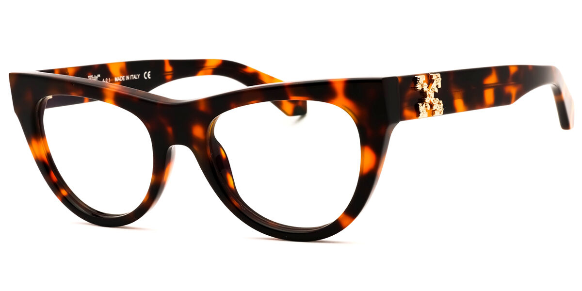 Off-White STYLE 4 16000 Women’s Glasses Tortoiseshell Size Standard - Free Lenses - Blue Light Block Available