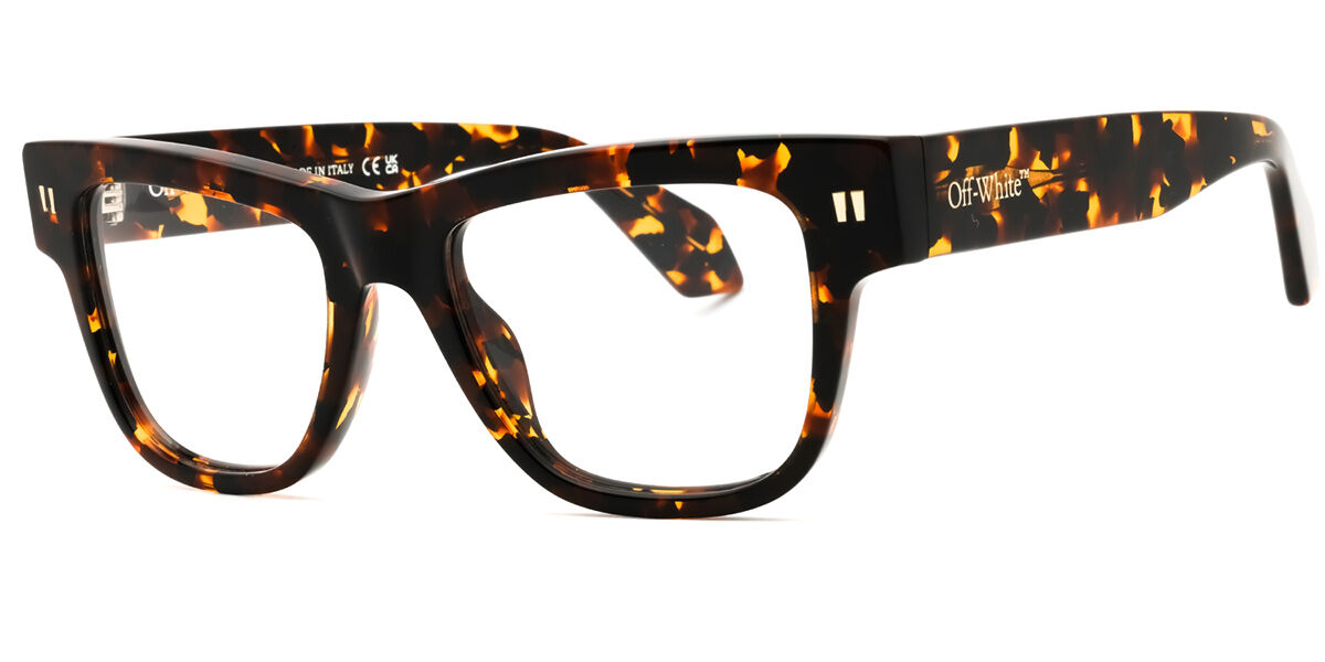 Off-White STYLE 7W Men's Glasses, Tortoiseshell, Size 51