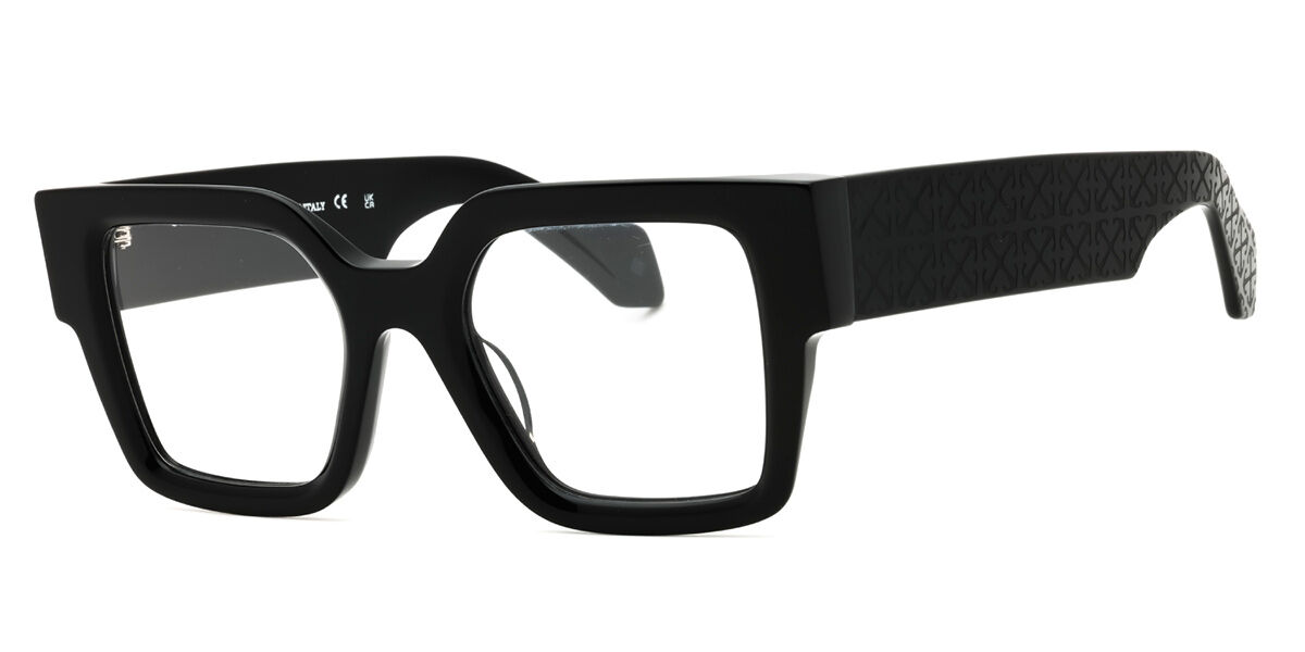 Off-White STYLE 7R Men's Glasses, Black, Size 50