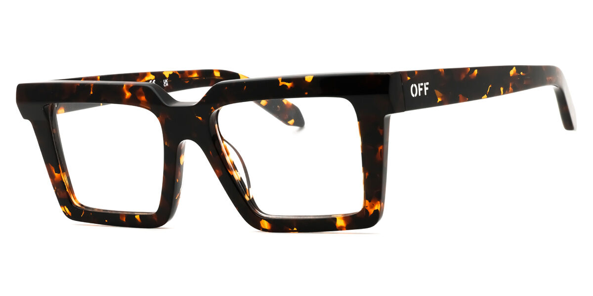 Off-White STYLE 82 Men's Glasses, Tortoiseshell, Size 51