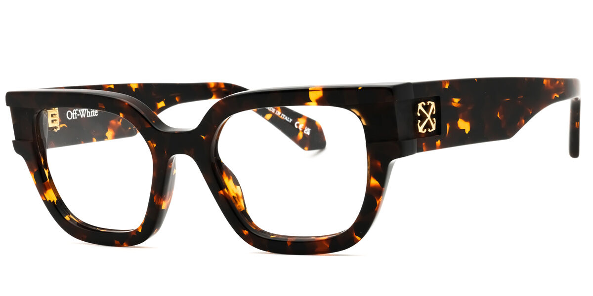 Off-White STYLE 85 Women's Glasses, Tortoiseshell, Size 51