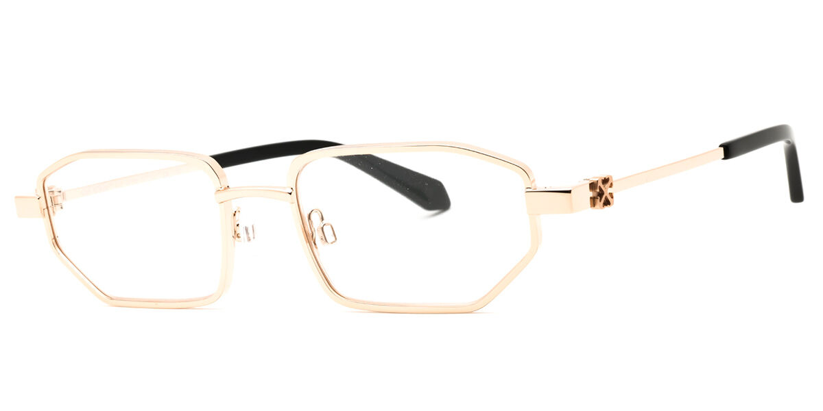 Off-White STYLE 89 Men's Glasses, Gold, Size 53