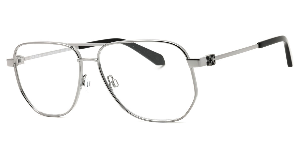 Off-White STYLE 8A Men's Glasses, Gunmetal, Size 59