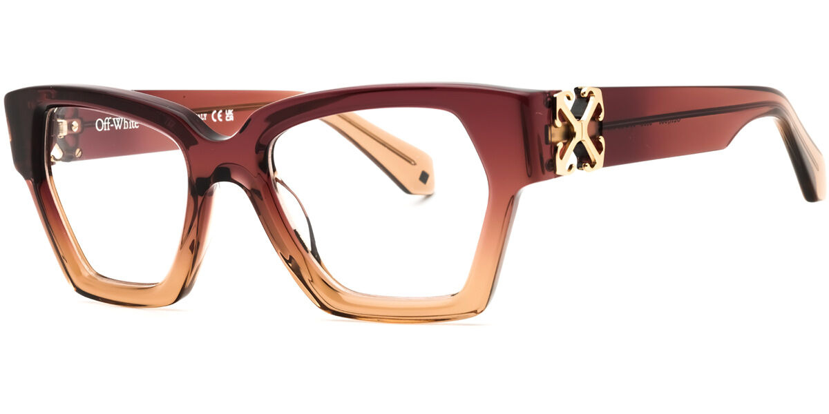Off-White STYLE 8F Women's Glasses, Brown, Size 50