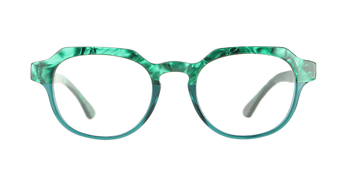 VANNI V1640 A399 Women's Eyeglasses Green Size 48 - Blue Light Block Available