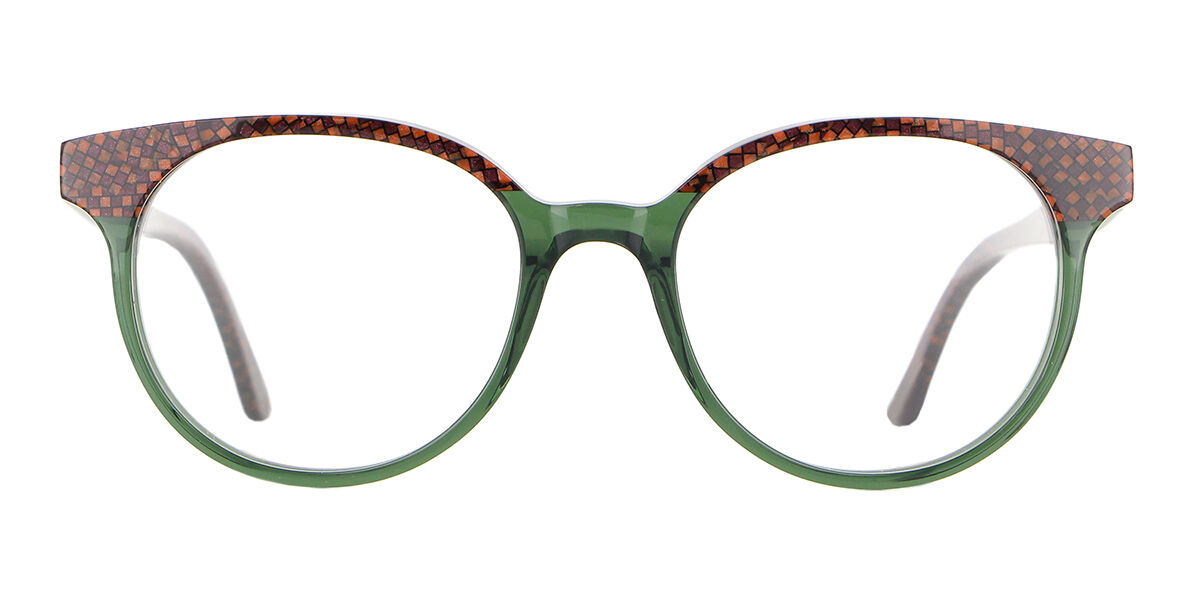 VANNI V6810 A439 Womens Glasses Green Size - Free Lenses - HSA/FSA Insurance - Blue Light Block Available